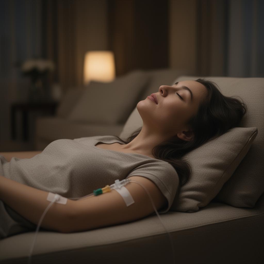 Headache IV therapy session