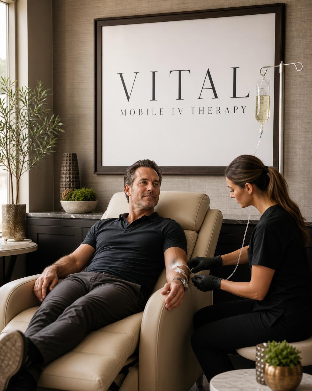 Recovery & Performance IV therapy lifestyle image